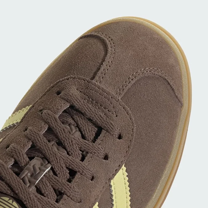 Кроссовки женские adidas Originals Gazelle Bold Earth Strata/Powder Yellow/Cloud White