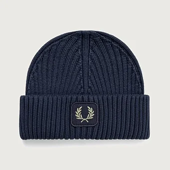 Шапка Fred Perry Cotton Ribbed Beanie